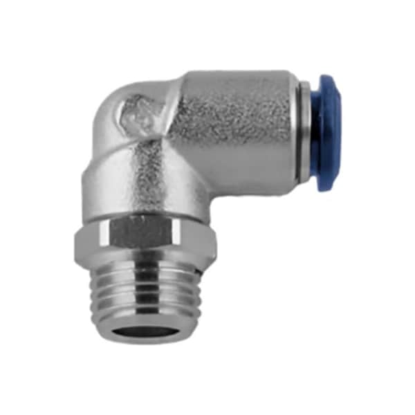 Alpha Technologies Aignep USA Swivel Male Elbow Stainless Steel 6mm Tube x M5 60115-6-M5 - main